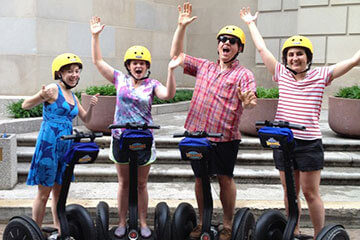image of family on segway